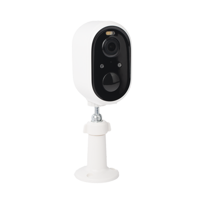 Cámara IP de Batería (Gran Angular) 3 Megapixel | WiFi | Audio Bidireccional | Batería Recargable 5200 mAh | IP65 |Exterior con Protección| Estadísticas de Energía | Detección de Humanos | Incluye Panel So