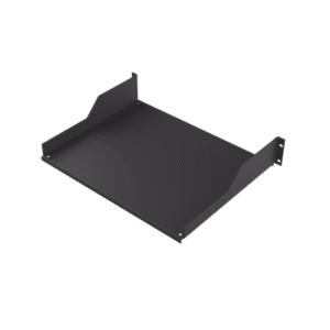 Charola para Soportar Equipos en Rack de 19 in, Profundidad de 34 cm, Color Negro, 2U