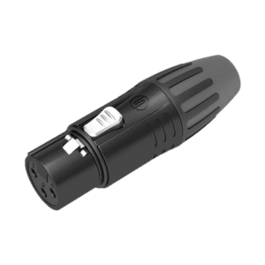 Conector XLR hembra | Carcasa Enchapada en Negro | Contactos Enchapados en Plata | Conector XLR hembra | Carcasa Enchapada en Negro | Contactos Enchapados en Plata |