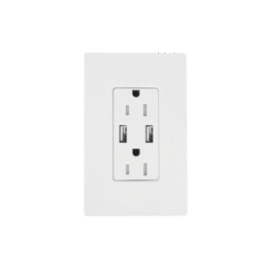 Receptáculo 15 A con puerto USB