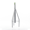 Tramo de Remate (Copete) para Tramo STZ-30 Galvanizado Electrolítico con Opresores para Pararrayo.