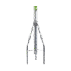 Tramo de Remate (Copete) para Tramo STZ-30 Galvanizado Electrolítico con Opresores para Pararrayo.