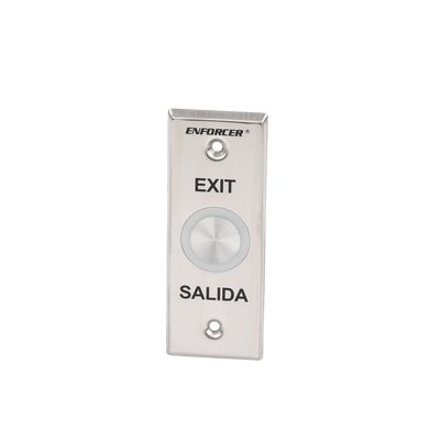 Botón de salida con aro iluminado color verde y rojo / IP65 / Buzzer / función toggle (enclavado) / Función temporizado / dos salidas de contacto NC/NO/ placa de acero inoxidable Botón de salida con aro iluminado color verde y rojo / IP65 / Buzzer / función toggle (enclavado) / Función temporizado / dos salidas de contacto NC/NO/ placa de acero inoxidable