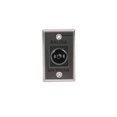 Botón sin contacto iluminado normalmente abierto y cerrado