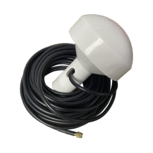 Antena marina de GPS con conector SMA- Macho en frecuencia 1575.42 MHz de 28 dBi. Incluye soporte rotativo Antena marina de GPS con conector SMA- Macho en frecuencia 1575.42 MHz de 28 dBi. Incluye soporte rotativo