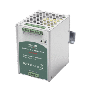 Fuente de Poder Industrial 48 Vcc @ 10A / 480W / Función relay Vcc / Función de Conexión Paralelo / Riel Din