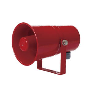 Sirena electrónica de montaje en pared con 5 sonidos de advertencia de máx. volumen 115 dB a 24 VCD