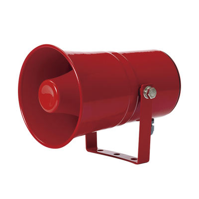 Sirena electrónica de montaje en pared con 5 sonidos de advertencia de máx. volumen 1185 dB a 24 VCD