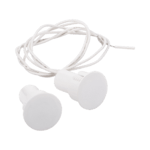 Contacto magnético para puertas y ventanas Metálicas, aluminio y madera de empotrar color blanco / GAP: 19mm Contacto magnético para puertas y ventanas Metálicas, aluminio y madera de empotrar color blanco / GAP: 19mm
