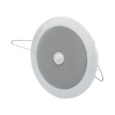 Altavoz 4" | Montaje en Techo | 3 - 6W | 70/100V | Frente Metálico | Resistente a Humedad