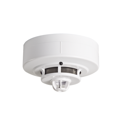 Detector de humo fotoeléctrico con detector de temperatura, conexion a 2 hilos Detector de humo fotoeléctrico con detector de temperatura, conexion a 2 hilos