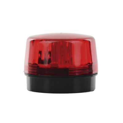 Luz Estroboscópica LED (55) / Patrones de Parpadeo Ajustables / 8 Patrones / Batería de Respaldo / 12-24 Vcc/Vca / Resistente al Clima IP66/IP55