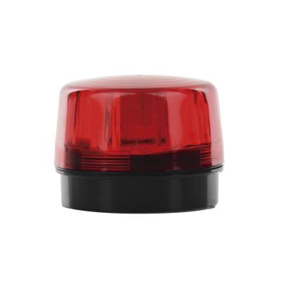 Luz Estroboscópica LED (55) / Patrones de Parpadeo Ajustables / 8 Patrones / Batería de Respaldo / 12-24 Vcc/Vca / Resistente al Clima IP66/IP55