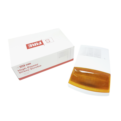 Sirena estrobo / Exterior/ 120dB / Luz intermitente / IP65 Sirena estrobo / Exterior/ 120dB / Luz intermitente / IP65