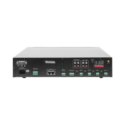 Amplificador Mezclador Matricial | 2 zonas | 240w por canal | 6 entradas | Receptor de medios