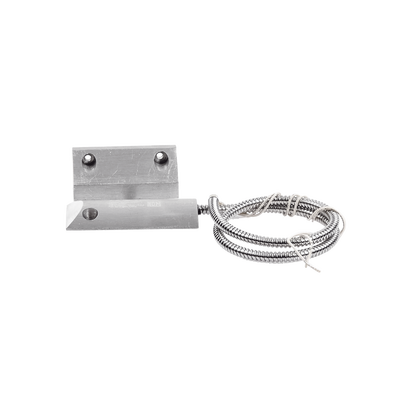 Contacto magnético para piso uso rudo con 55cm de cable blindado / GAP 80mm / NC