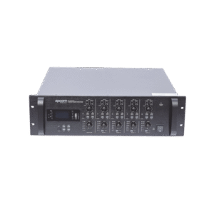 Mezclador Amplificador de Audio - 4 zonas de 240W RMS Hasta 960W | 4 Canales | 5 Entradas | MP3 Tuner USB/SD | 1 Entrada de Micrófono