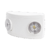 Luz de Emergencia Dual LED ultra compacta/150 lúmenes/Luz fría/Batería de Respaldo Incluida/Botón de test.