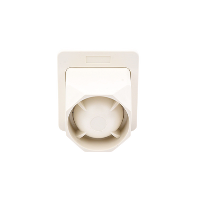 Sirena resistente para exterior con dos tonos no requiere gabinete