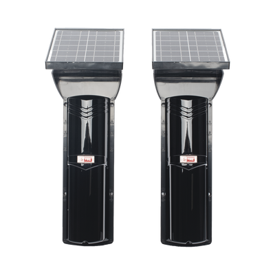 Detector fotoelectrico con CELDA SOLAR; DE 3 RAYOS; alcance exterior 100 m / 4 frecuencias Detector fotoelectrico con CELDA SOLAR; DE 3 RAYOS; alcance exterior 100 m / 4 frecuencias