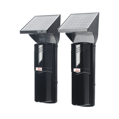 Detector fotoelectrico con CELDA SOLAR; DE 3 RAYOS; alcance exterior 100 m / 4 frecuencias Detector fotoelectrico con CELDA SOLAR; DE 3 RAYOS; alcance exterior 100 m / 4 frecuencias