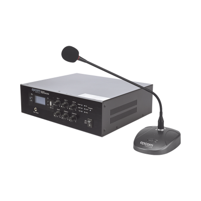 KIT de Amplificador de 120W Modelo SFB120 | más Micrófono de Escritorio Modelo SF621A KIT de Amplificador de 120W Modelo SFB120 | más Micrófono de Escritorio Modelo SF621A