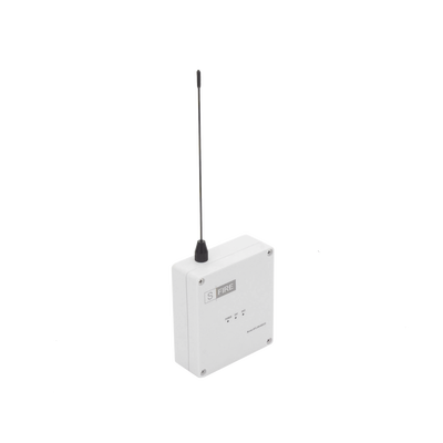 Receptor inalámbrico / 2500 metros de cobertura / 2 salidas de relevador tipo C Receptor inalámbrico / 2500 metros de cobertura / 2 salidas de relevador tipo C