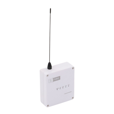 Receptor inalámbrico / 2500 metros de cobertura / 4 salidas de relevador tipo C Receptor inalámbrico / 2500 metros de cobertura / 4 salidas de relevador tipo C