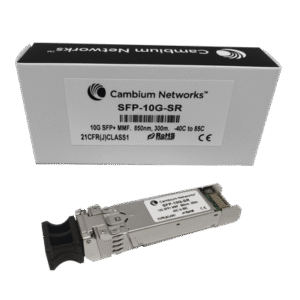 Transceptor MiniGbic SFP+ 10 Gbps Multimodo, distancia hasta 300m, conector LC