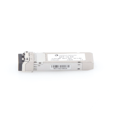 Transceptor MiniGibic SFP, 1 Gbps, Multimodo, distancia hasta 550m, conector LC