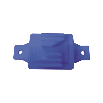 Aislador de Paso colo Azul reforzado para cercos eléctricos, resistente al clima extremoso