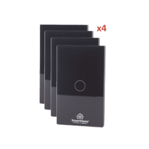 (Wifi) KIT 4 apagadores inteligentes Wifi compatibles con Alexa y GoogleHome