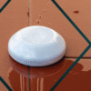 Sensor inalámbrico inteligente de inundación con medición de temperatura.