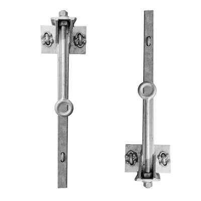 Par de Herrajes para sujeción de línea de vida para STZ30G, STZ35G y STZ45. Par de Herrajes para sujeción de línea de vida para STZ30G, STZ35G y STZ45.