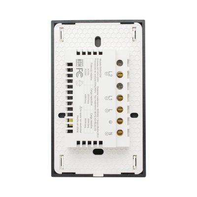 (Wifi) Apagador switch inalámbrico WIFI, control de 2 regresos de carga, 110V