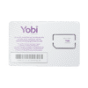 SIM Yobi para dispositivos móviles 3G/4G con recarga de 10GB cada mes durante 1 año de servicio (solo datos)