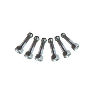 Juego de 6 Tornillos y tuercas de acero inoxidable de 3/4” x 2 1/2.