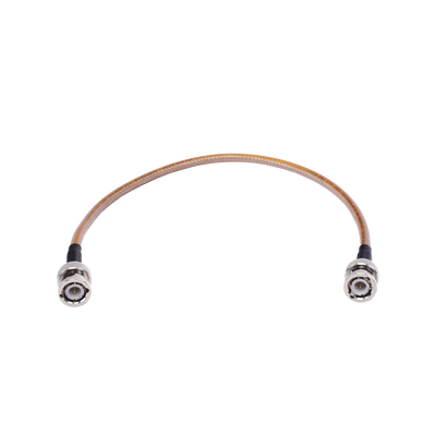 Jumper de 30.5 cm con cable RG142 BNC Macho a BNC Macho.