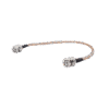 Jumper de 30.5 cm con cable RG142 BNC Macho a BNC Macho.