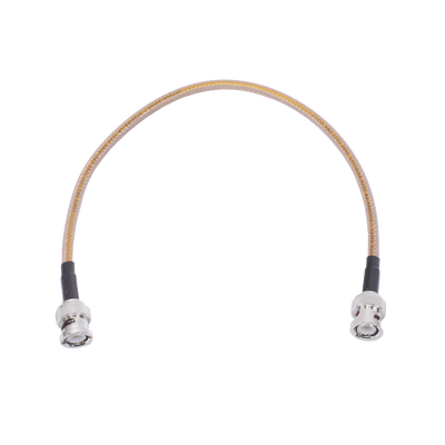 Jumper de 30.5 cm con cable RG142 BNC Macho a BNC Macho.