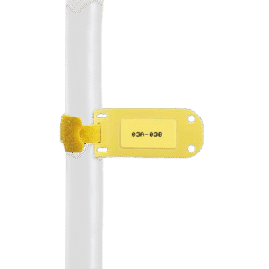 Paquete de 25 Marcadores de Identificación Autolaminados, de 33.3 x 76.2 mm, Uso Interior/Exterior, Color Amarillo Paquete de 25 Marcadores de Identificación Autolaminados, de 33.3 x 76.2 mm, Uso Interior/Exterior, Color Amarillo