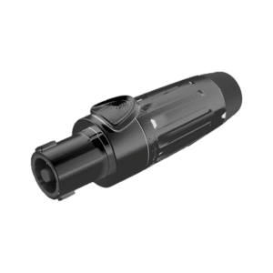 Conector Speakon | Hembra | 4 polos | carcasa negra | Cable AWG10 | 30A Conector Speakon | Hembra | 4 polos | carcasa negra | Cable AWG10 | 30A