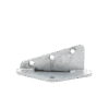 Ancla Aleta de 3 Orificios con 2 Puntos de Fijación. Uso en Fijación de mástiles. Galvanizado por Inmersión en Caliente.