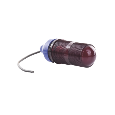 Lámpara de Obstrucción Básica con Globo Rojo de Policarbonato (Con Foco). Lámpara de Obstrucción Básica con Globo Rojo de Policarbonato (Con Foco).