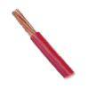 Venta por metro / Cable Eléctrico de Cobre / Recubierto THW-LS / Calibre 14 AWG / 19 Hilos / Color Rojo. Venta por metro / Cable Eléctrico de Cobre / Recubierto THW-LS / Calibre 14 AWG / 19 Hilos / Color Rojo.