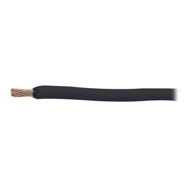 Cable de Cobre Recubierto THW-LS Calibre 2/0 AWG 19 Hilos Color Negro (Retazo de 1 metro)