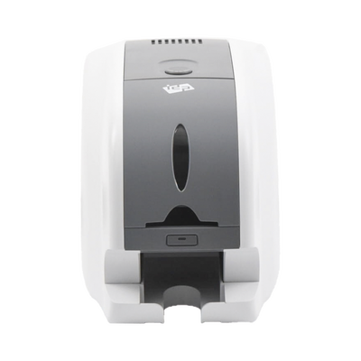 Kit Impresora de tarjetas PVC/ Una Cara /incluye: 2 x Ribbons, 100 Tarjetas PVC, Software, Kit Limpieza, Garantia 3 Años, Mascara de Seguridad UV