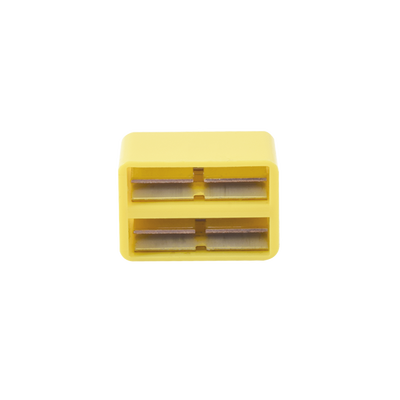 Clip de Puente, Para Uso con Regletas S66 de Siemon, de 1 par, Color Amarillo
