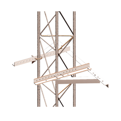 Montaje Sujetador A Pared P/Tramo STZ30/35/45 Galvanizado Electrolítico.