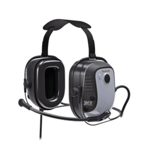 Protector auditivo IS de diadema por detrás de la cabeza con cable integrado para Motorola MOTOTRBO